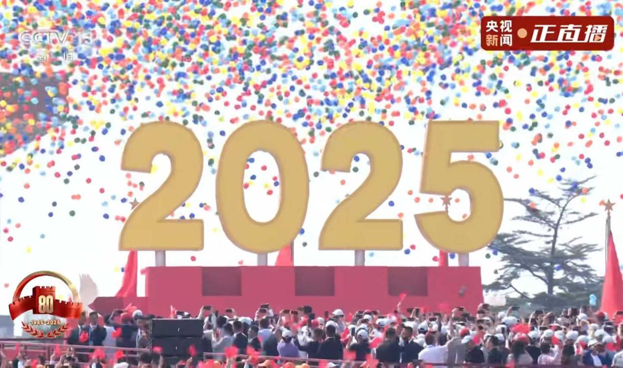 3 сентября 2025 года, военный парад Китая, релиз латексного воздушного шара