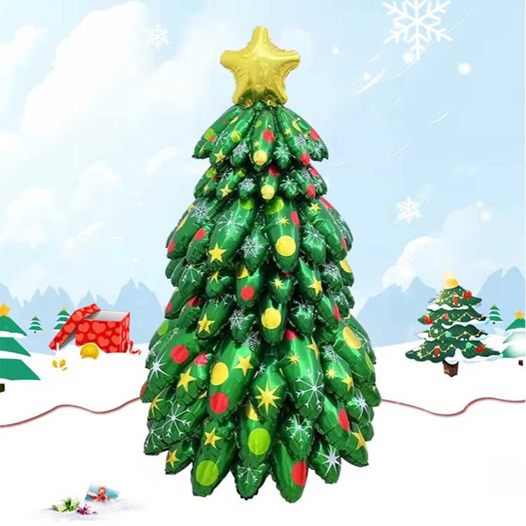 Рождественская елка Подставка из фольгированного шара