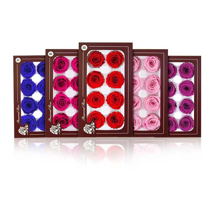 Вечный цветок, 8 цветов, подарочная коробка с розами