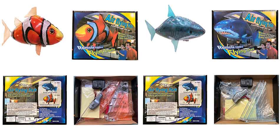 remote control air flying fish