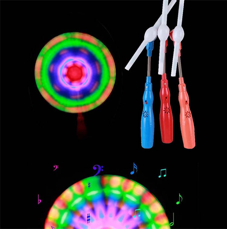 flashing light up windmills