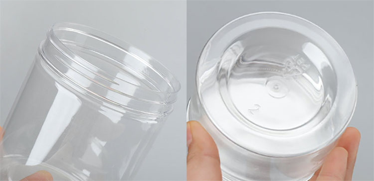 clear plastic jar china