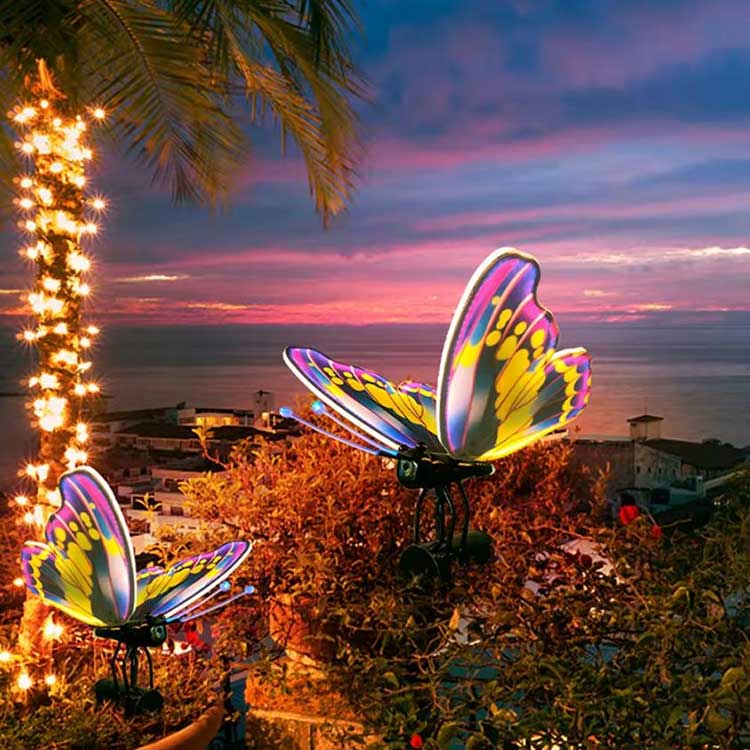 Светодиодные динамические фонари-бабочки