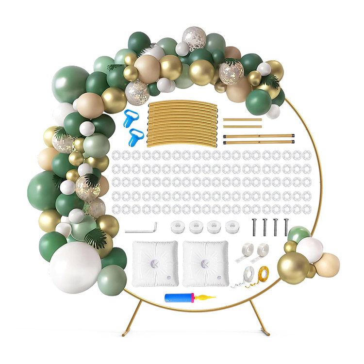 Комплект металлических круглых арок из воздушных шаров