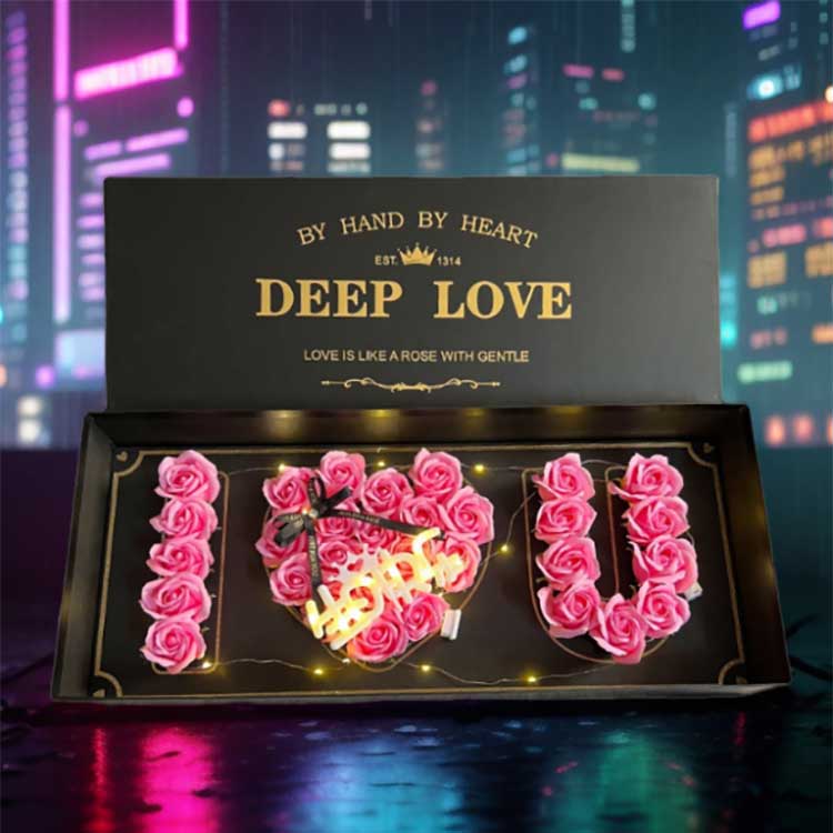 Подарочные коробки с розами